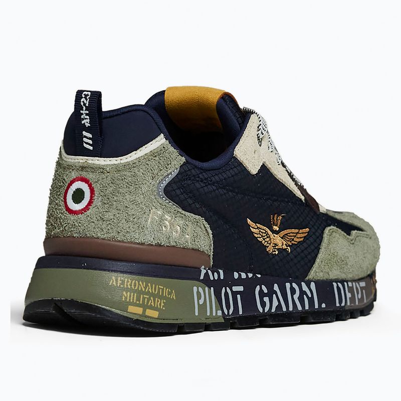 Buty męskie Buty Aeronautica Militare 262SC0276UCT03546 Furry verde/blu 3