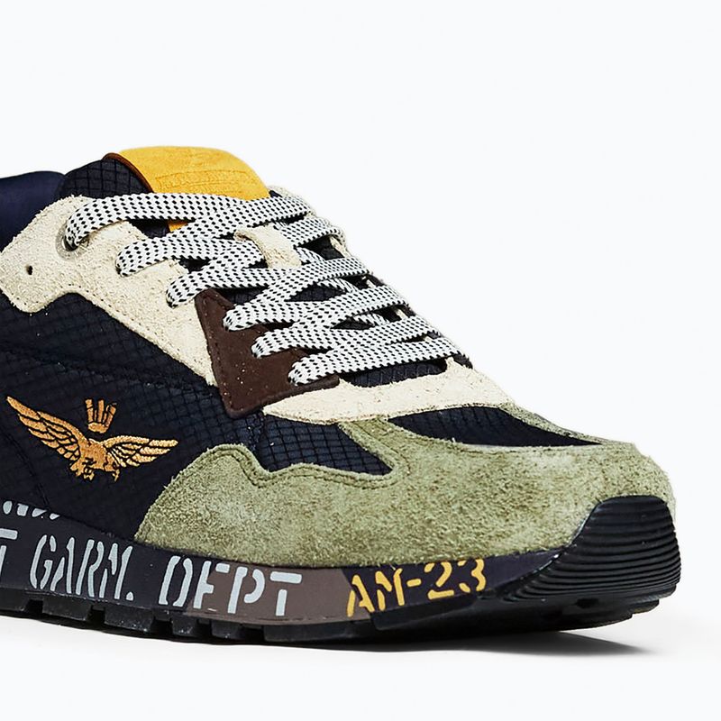 Buty męskie Buty Aeronautica Militare 262SC0276UCT03546 Furry verde/blu 4