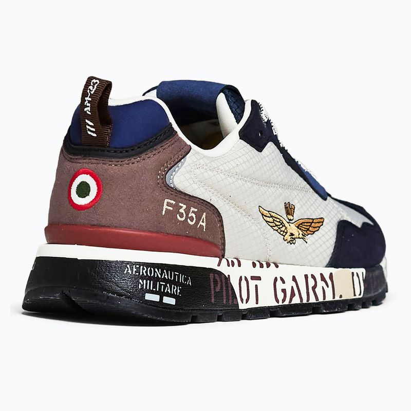Buty męskie Buty Aeronautica Militare 262SC0276UCT04327 bianco/blu 2