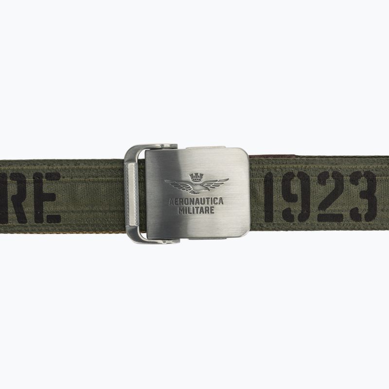 Pasek do spodni męski Pasek Aeronautica Militare 262CI0325UCT03585 tea leaf 2