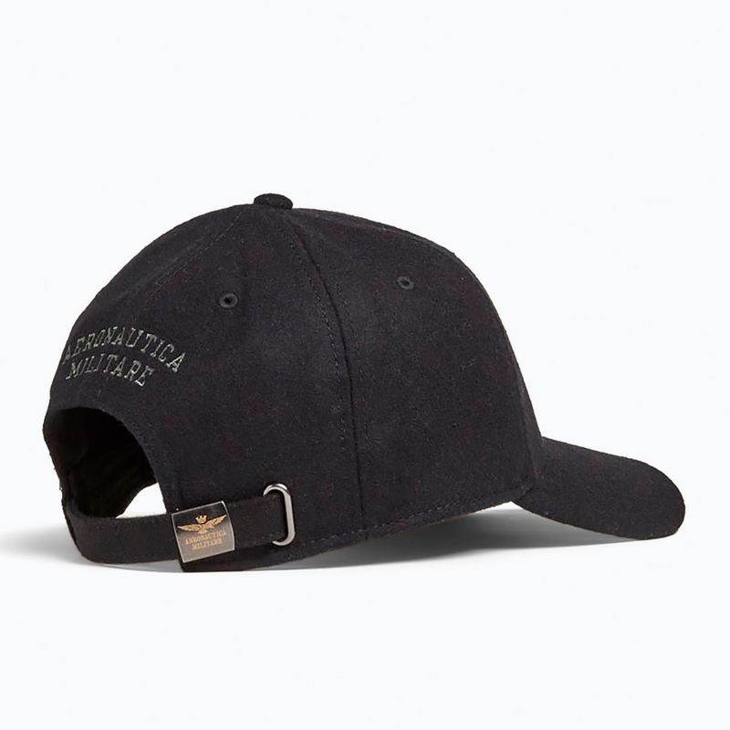 Czapka z daszkiem męska Czapka Aeronautica Militare 262HA1085UCT02333 jet black 2