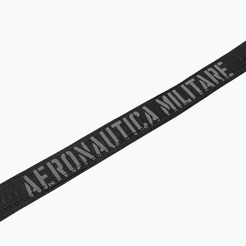 Pasek do spodni męski Pasek Aeronautica Militare 262CI0325UCT03585 jet black 3