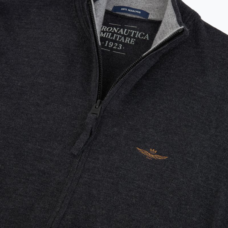Bluza męska Aeronautica Militare 262MA1642UL00415 Fz phantom melange 3