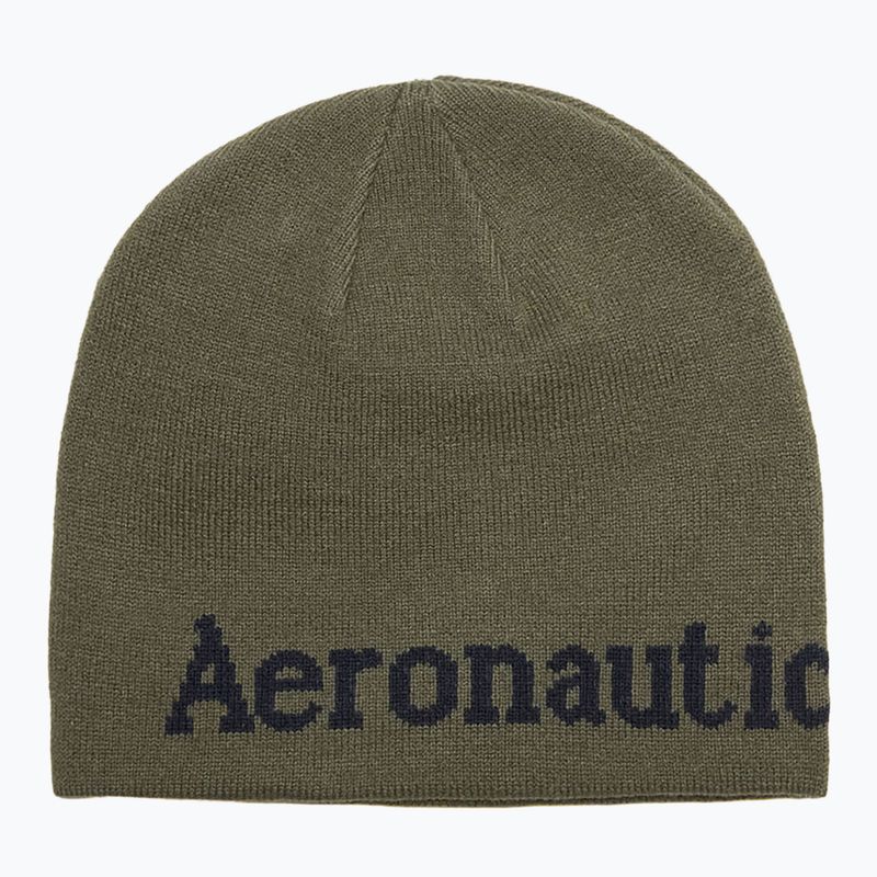 Czapka zimowa męska Czapka Aeronautica Militare 262CU0093UL00450 Tea Leaf