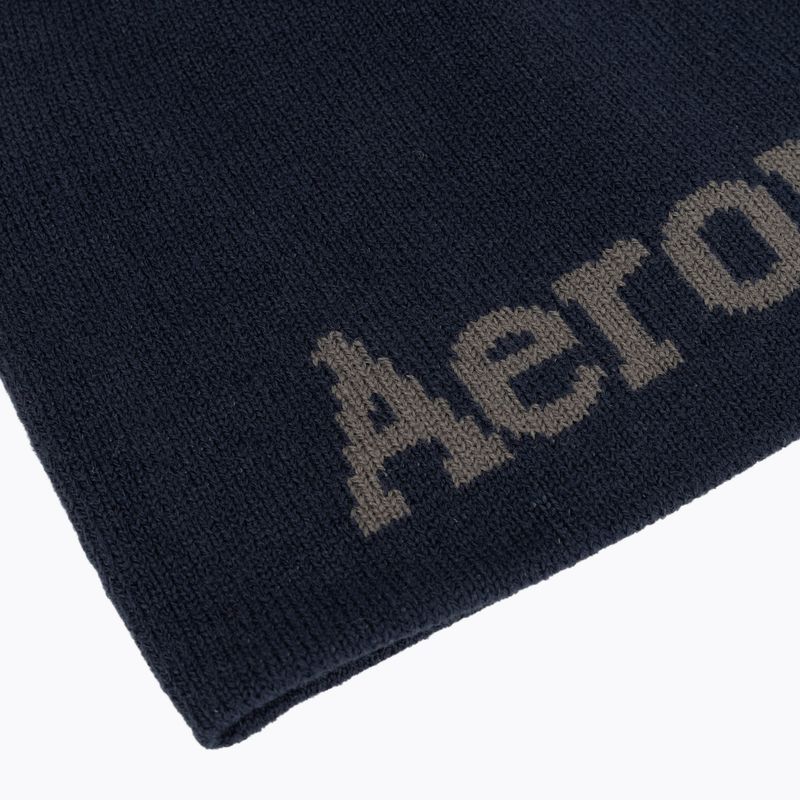 Czapka zimowa męska Czapka Aeronautica Militare 262CU0093UL00450 Blu Navy 3