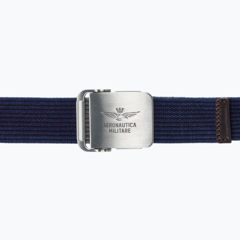 Pasek do spodni męski Pasek Aeronautica Militare 262CI0319UCT04306 blu navy 2