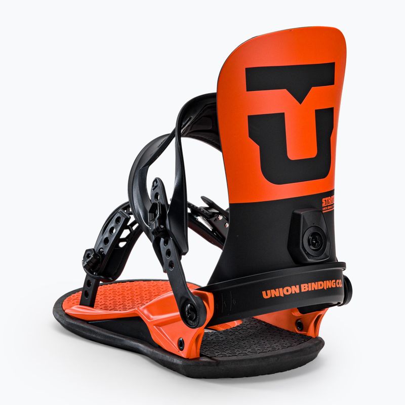 Wiązania snowboardowe męskie Union Strata 2023 orange 4