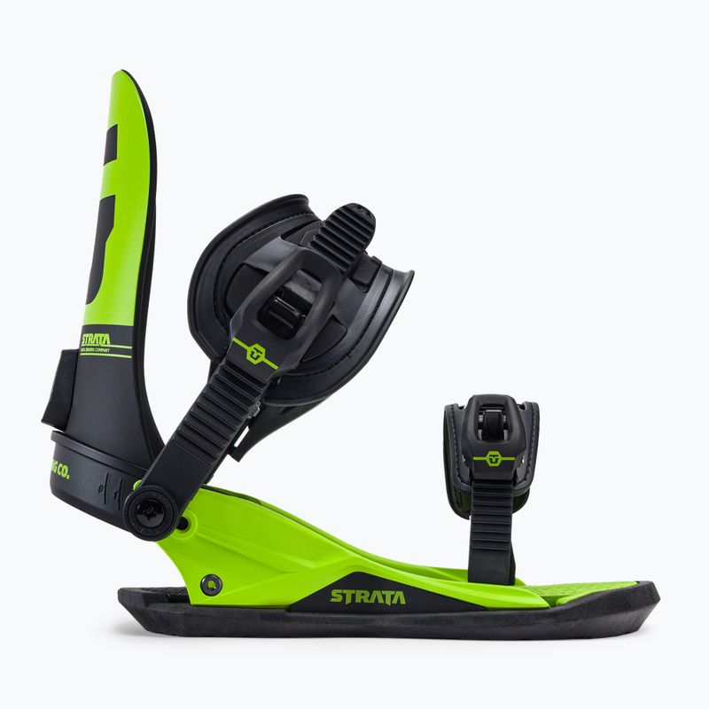 Wiązania snowboardowe męskie Union Strata acid green 2