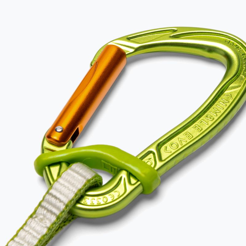Ekspres wspinaczkowy Climbing Technology Nimble Fixbar Set Dy 17 cm orange/green 3