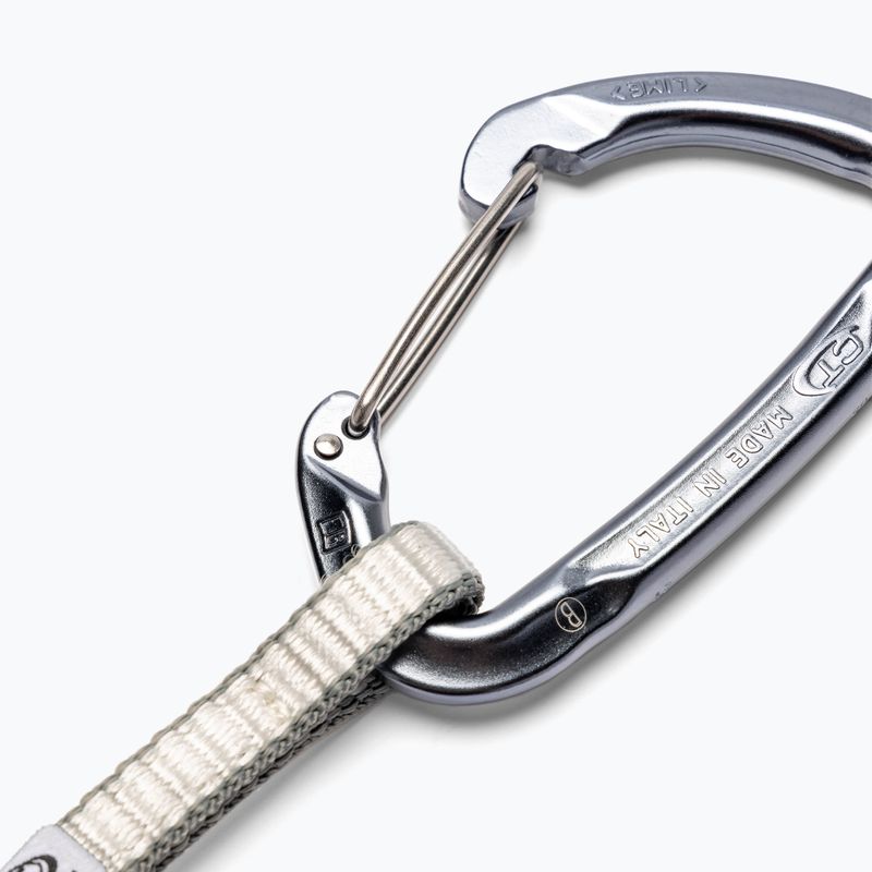 Ekspres wspinaczkowy Climbing Technology Lime-W Set Dyneema Anodized 17 cm mix 3