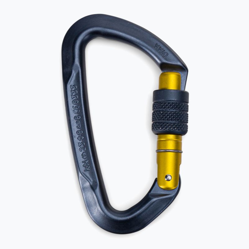 Karabinek Climbing Technology Lime SG anthracite/ mustard
