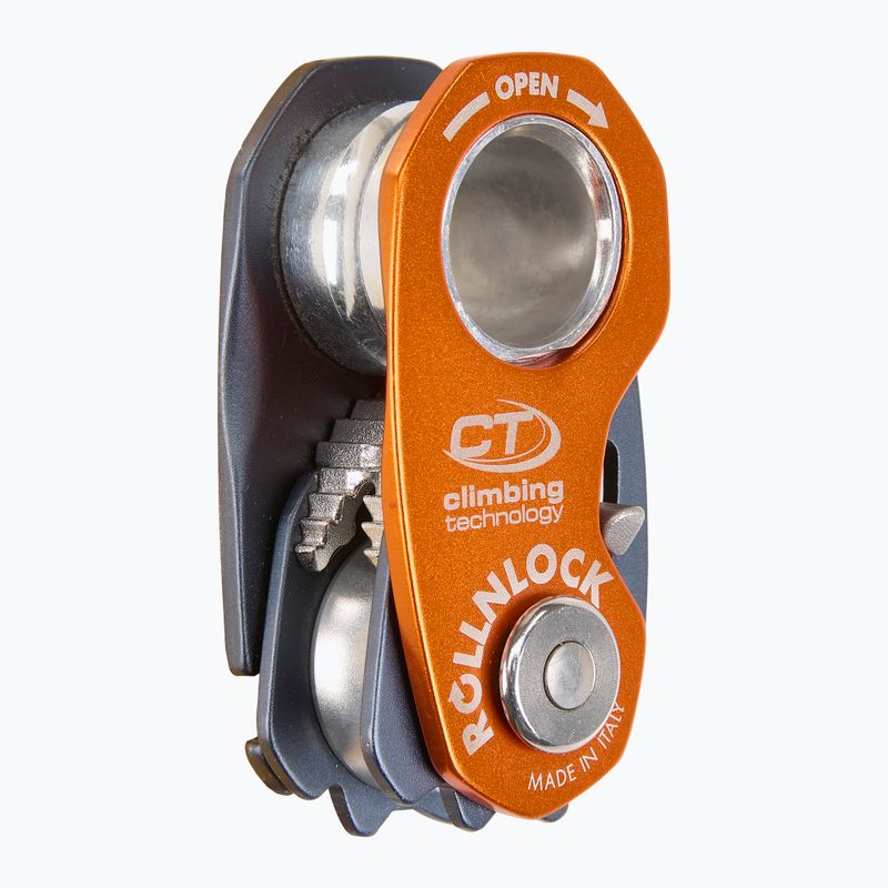 Bloczek wspinaczkowy Climbing Technology Rollnlock anthracite/prange 4