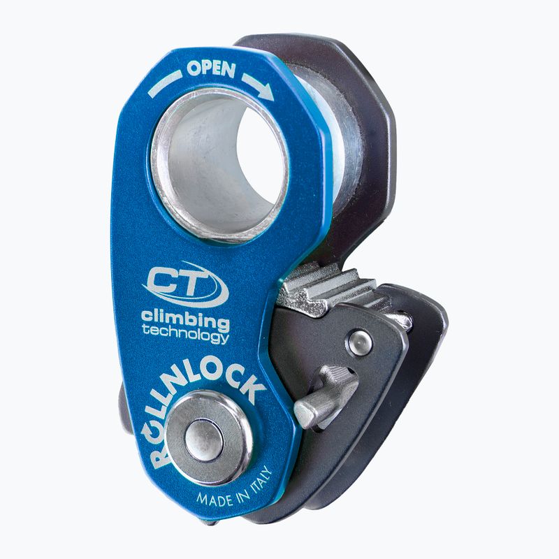 Bloczek wspinaczkowy Climbing Technology Rollnlock anthracite/blue