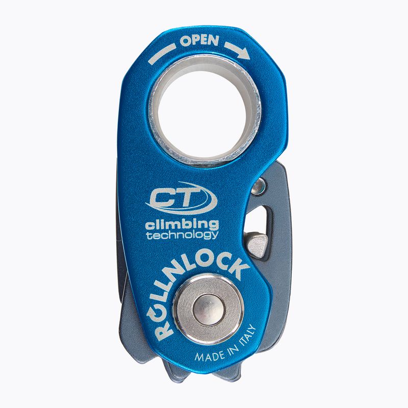 Bloczek wspinaczkowy Climbing Technology Rollnlock anthracite/blue 2