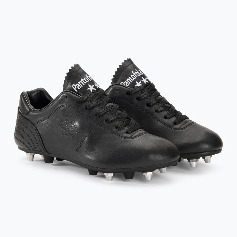 Buty piłkarskie męskie Pantofola d'Oro Lazzarini 2.0 nero 4