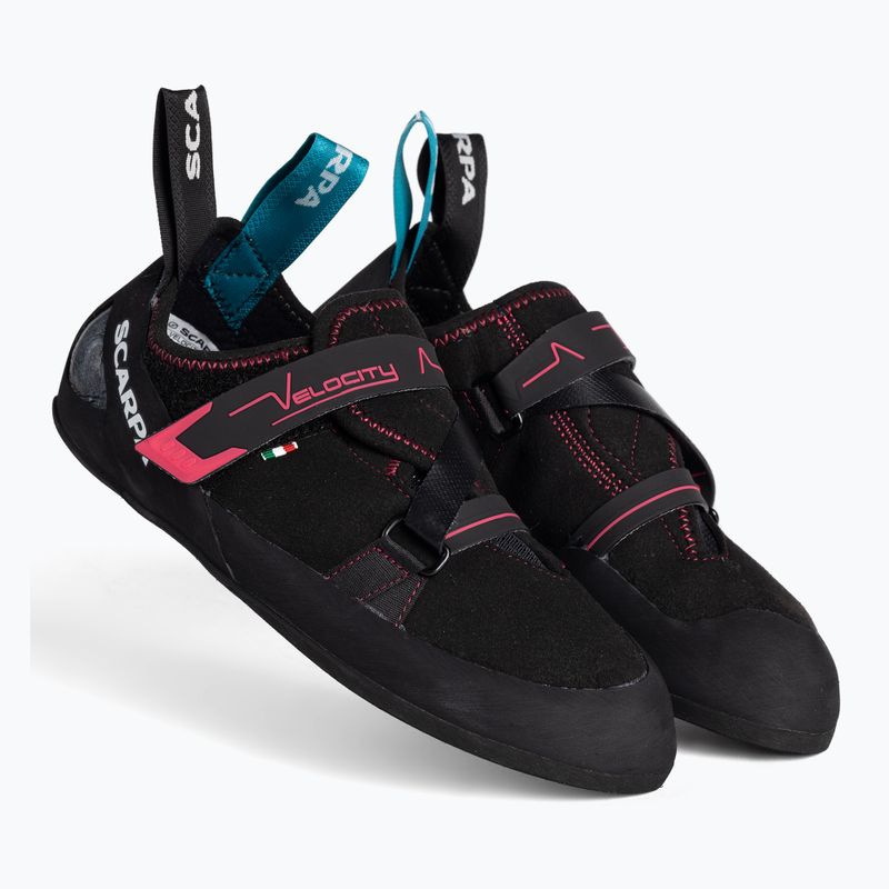 Buty wspinaczkowe damskie SCARPA Velocity black/raspberry 5