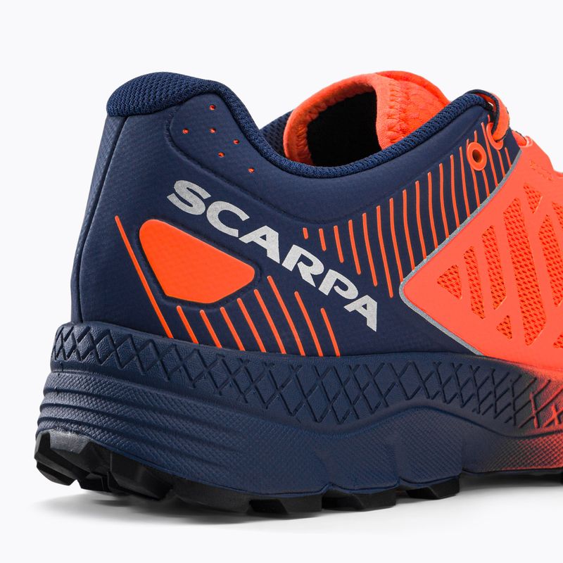 Buty do biegania męskie SCARPA Spin Ultra orange fluo/galaxy blue 9