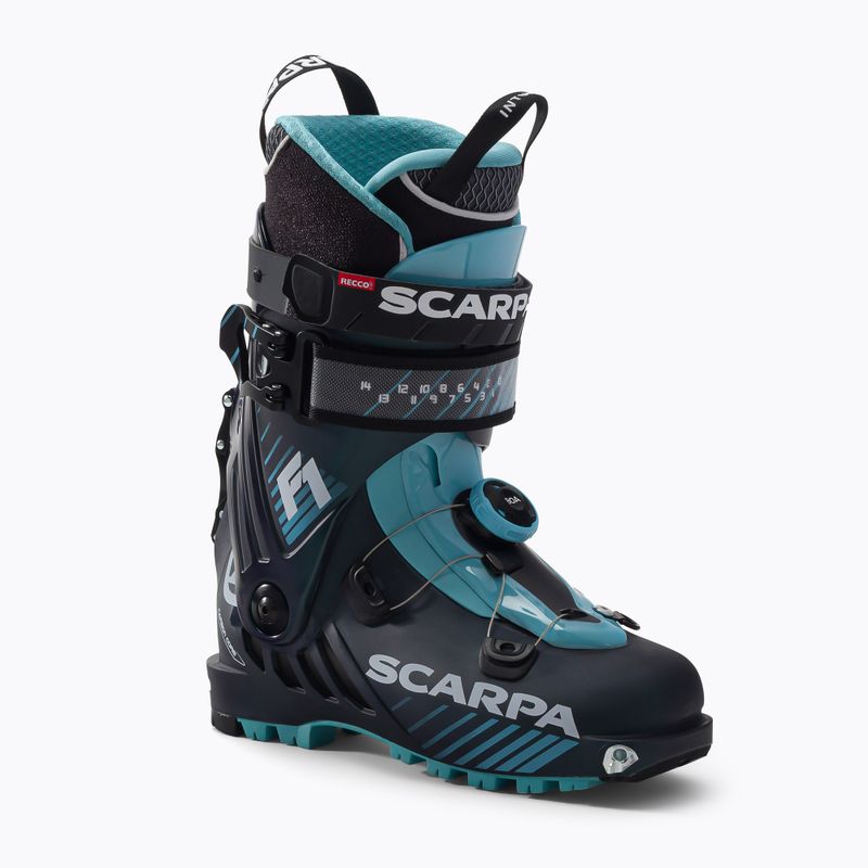 Buty skiturowe damskie SCARPA F1 anthracite/aqua