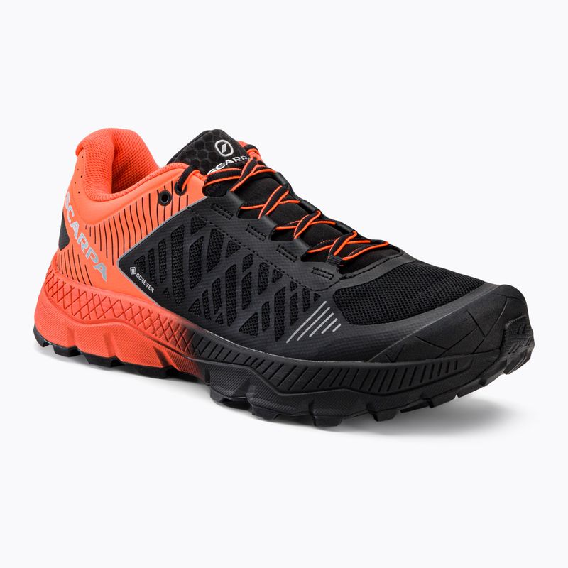 Buty do biegania męskie SCARPA Spin Ultra GTX orange fluo/black