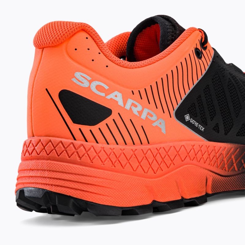 Buty do biegania męskie SCARPA Spin Ultra GTX orange fluo/black 8