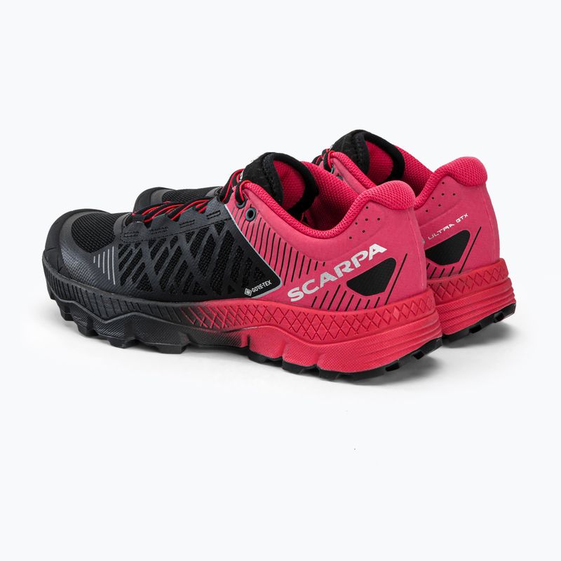 Buty do biegania damskie SCARPA Spin Ultra GTX bright rose fluo/black 5