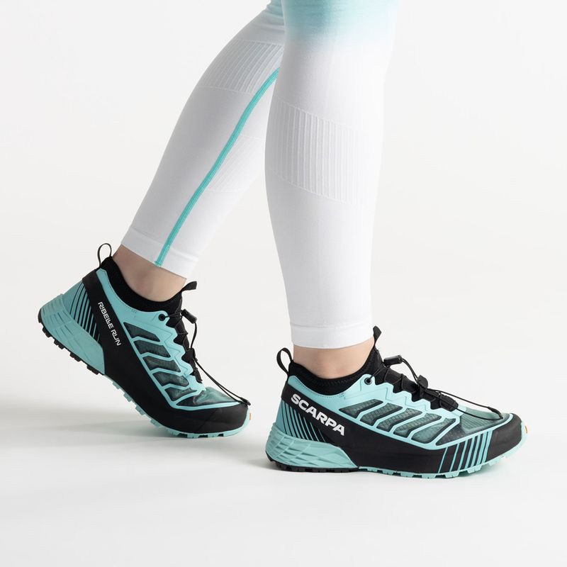 Buty do biegania damskie SCARPA Ribelle Run aqua/black 2