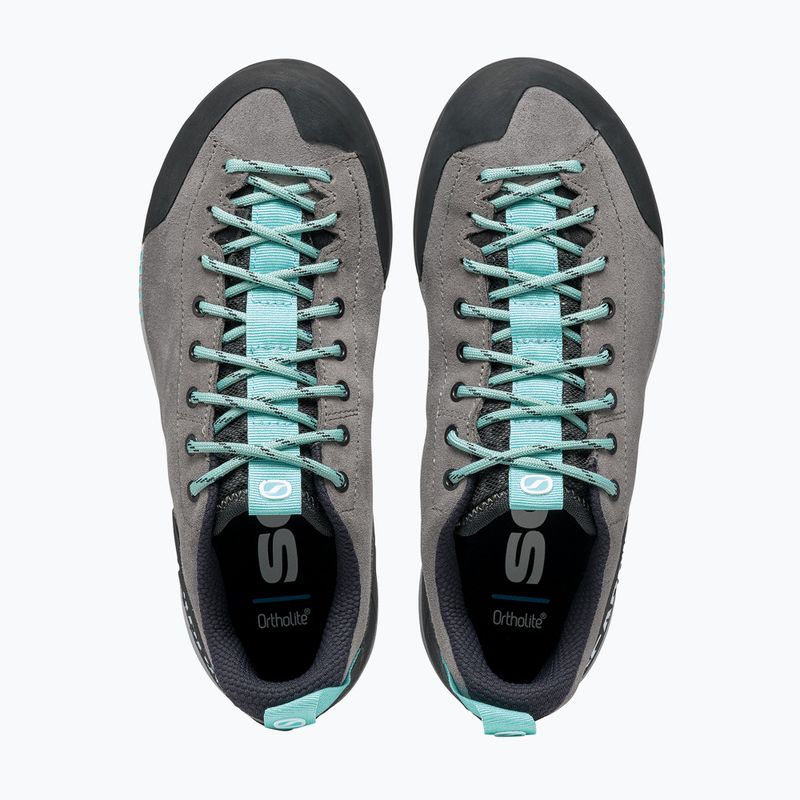 Buty podejściowe damskie SCARPA Gecko midgray/aqua 14