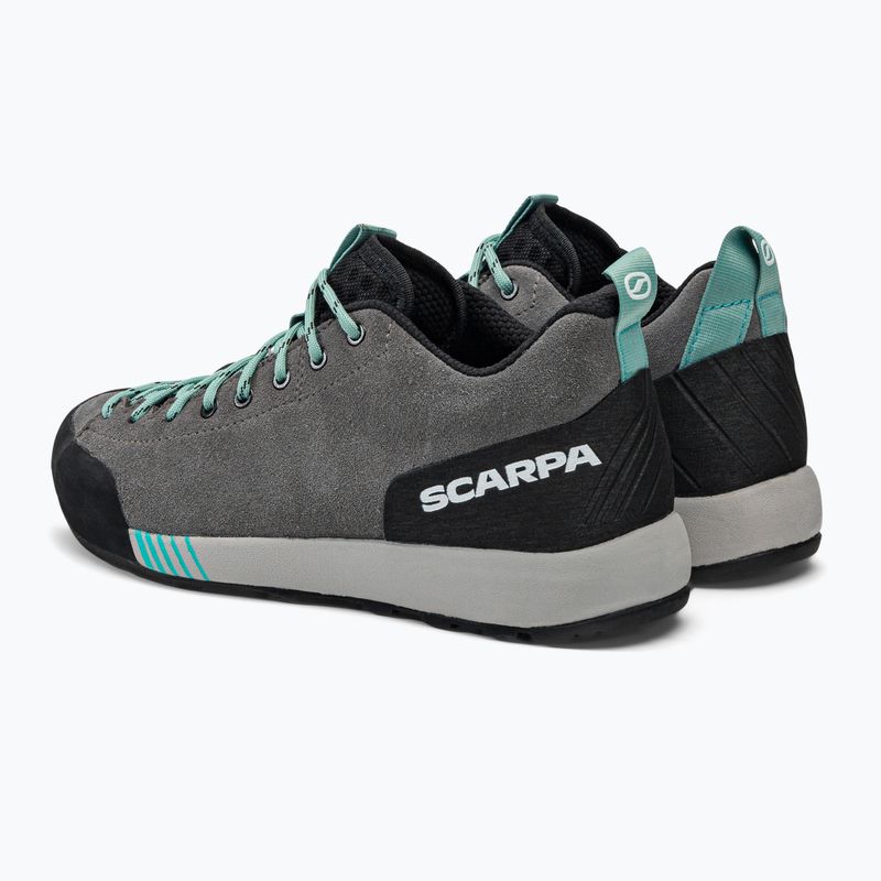 Buty podejściowe damskie SCARPA Gecko midgray/aqua 3