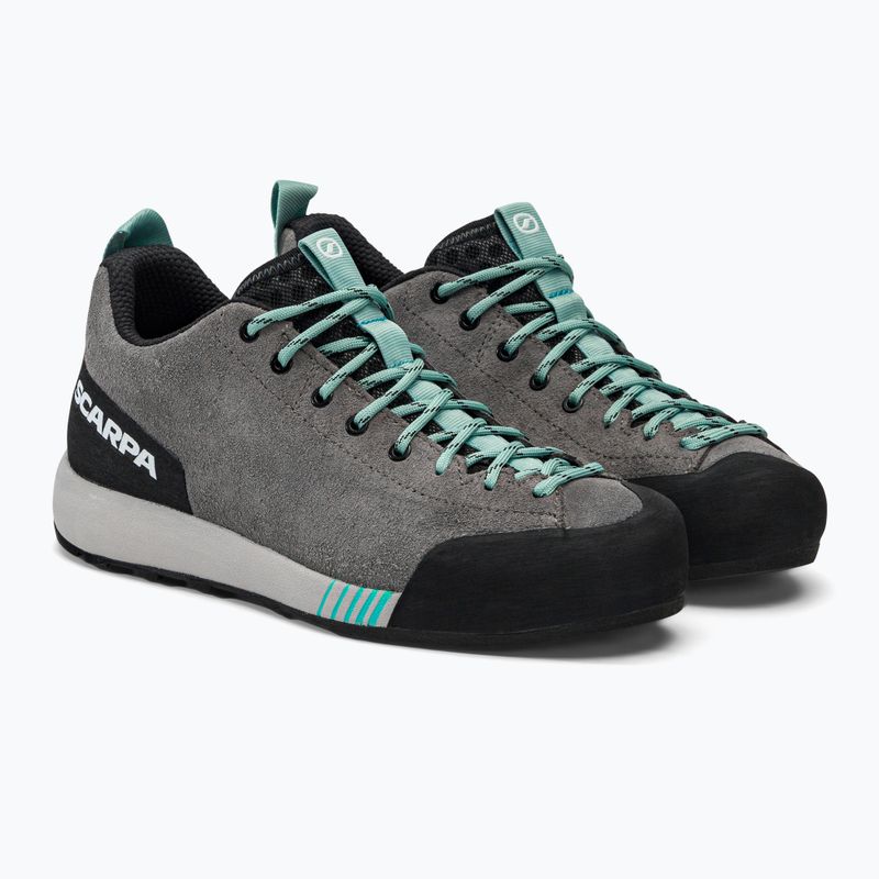 Buty podejściowe damskie SCARPA Gecko midgray/aqua 4