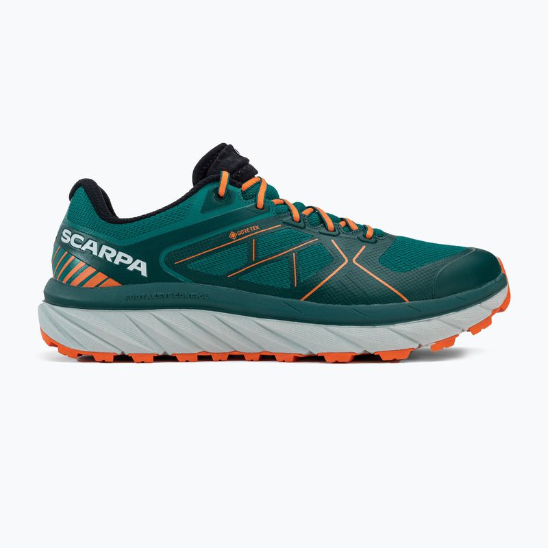 Buty do biegania męskie SCARPA Spin Infinity GTX lake blue/orangeade 2