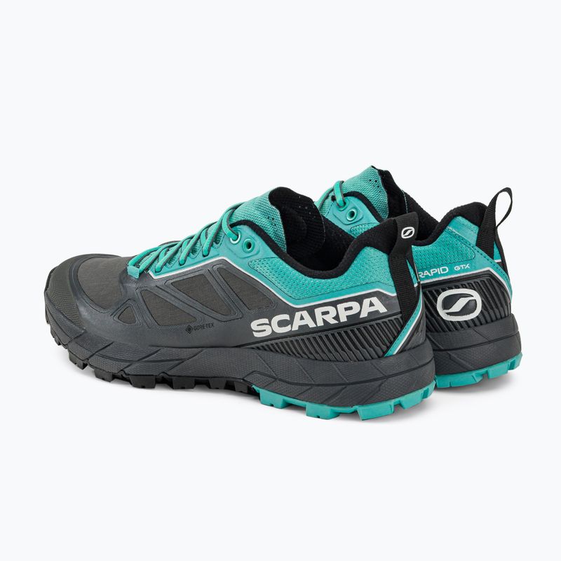 Buty podejściowe damskie SCARPA Rapid GTX anthracite/turquoise 3
