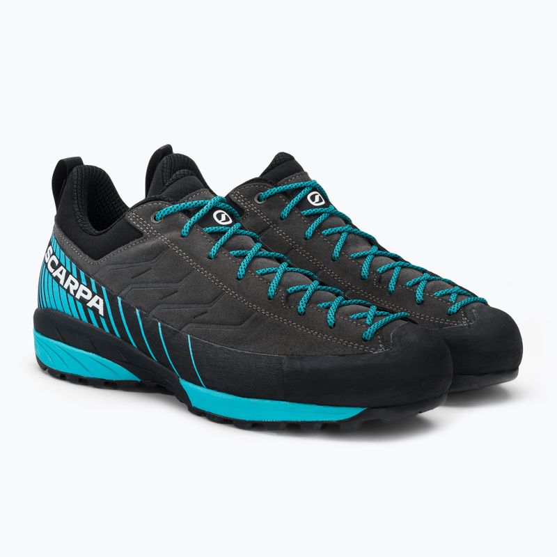 Buty podejściowe męskie SCARPA Mescalito GTX shark/azure 4