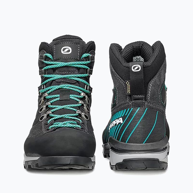 Buty trekkingowe damskie SCARPA Mescalito TRK GTX dark anthraite/tropical green 14