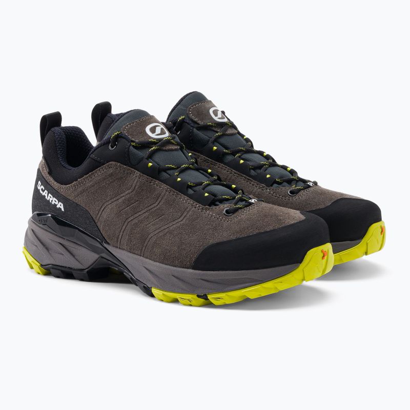 Buty trekkingowe męskie SCARPA Rush Trail GTX titanium/lime 5