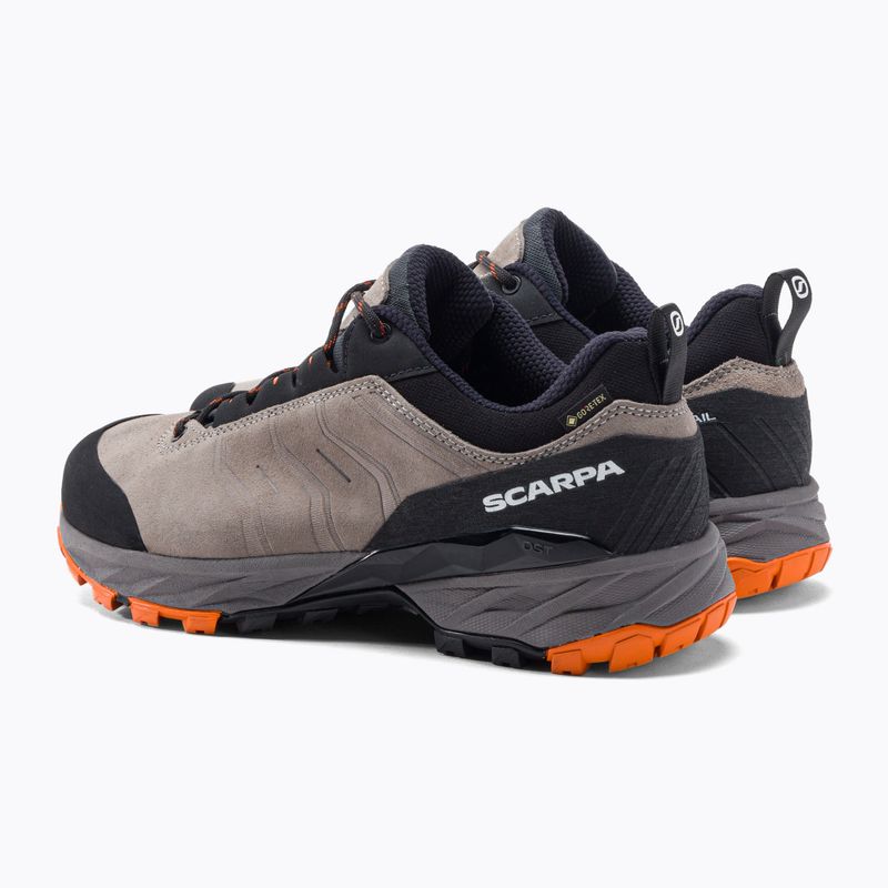 Buty trekkingowe męskie SCARPA Rush Trail GTX 2022 taupe/mango 3