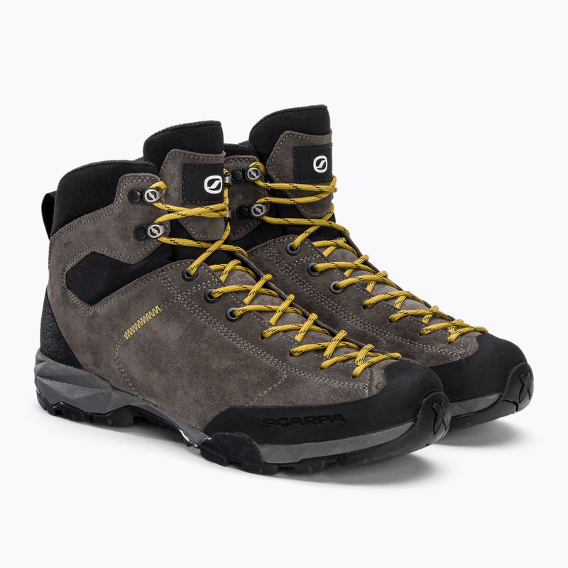 Buty trekkingowe męskie SCARPA Mojito Hike GTX titanium/mustard 4