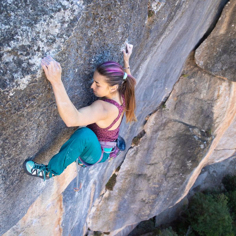 Buty wspinaczkowe damskie SCARPA Vapor smoke/yellow 18