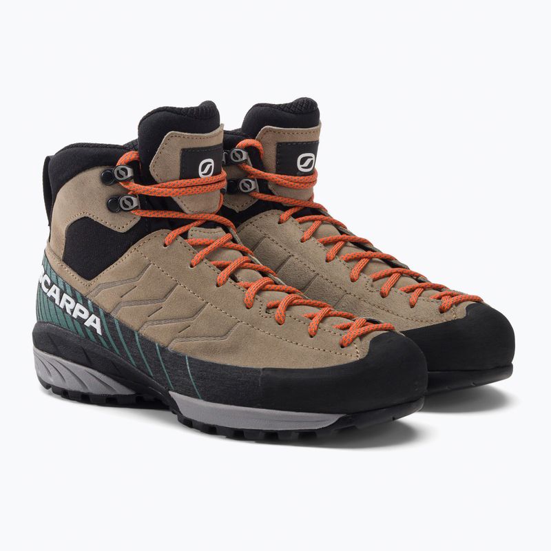 Buty podejściowe damskie SCARPA Mescalito Mid GTX light desert/botanic green 5