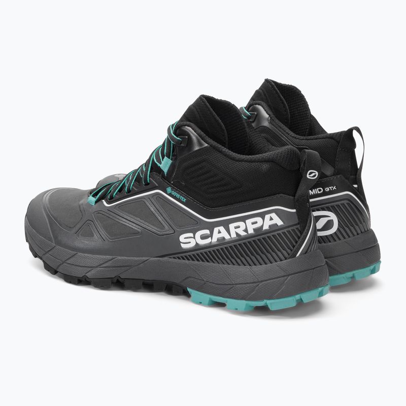 Buty podejściowe damskie SCARPA Rapid Mid GTX anthracite/turquoise 3