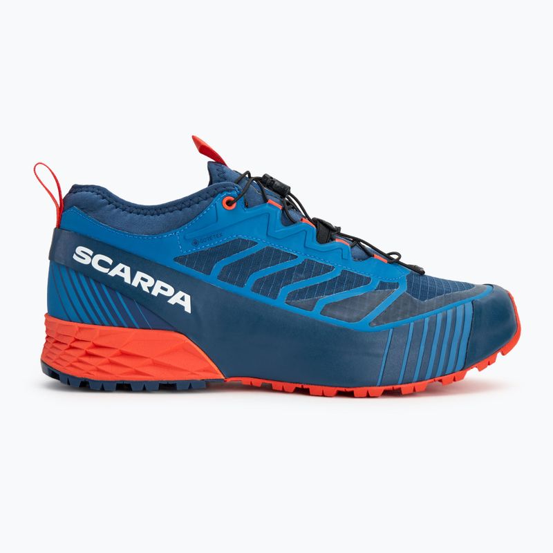 Buty do biegania męskie SCARPA Ribelle Run GTX blue/spicy orange 2