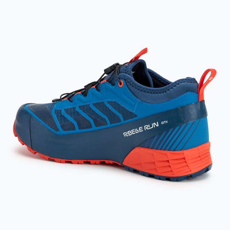 Buty do biegania męskie SCARPA Ribelle Run GTX blue/spicy orange 3