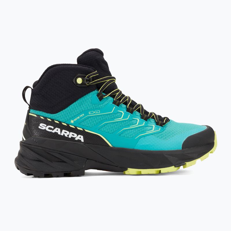 Buty trekkingowe damskie SCARPA Rush 2 Mid GTX baltic blue/sunny lime 2