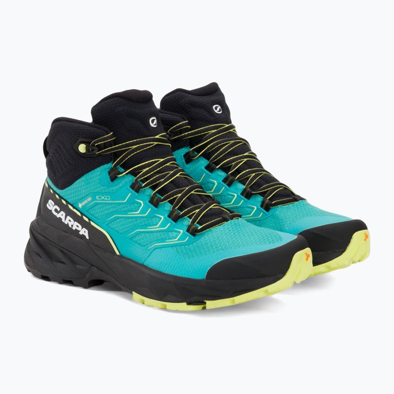 Buty trekkingowe damskie SCARPA Rush 2 Mid GTX baltic blue/sunny lime 4