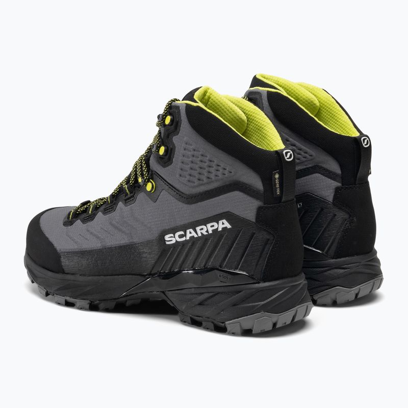 Buty trekkingowe męskie SCARPA Rush TRK LT GTX gray/ lime 3