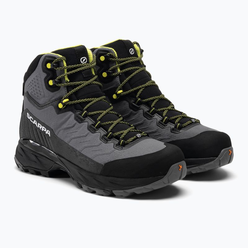 Buty trekkingowe męskie SCARPA Rush TRK LT GTX gray/ lime 4