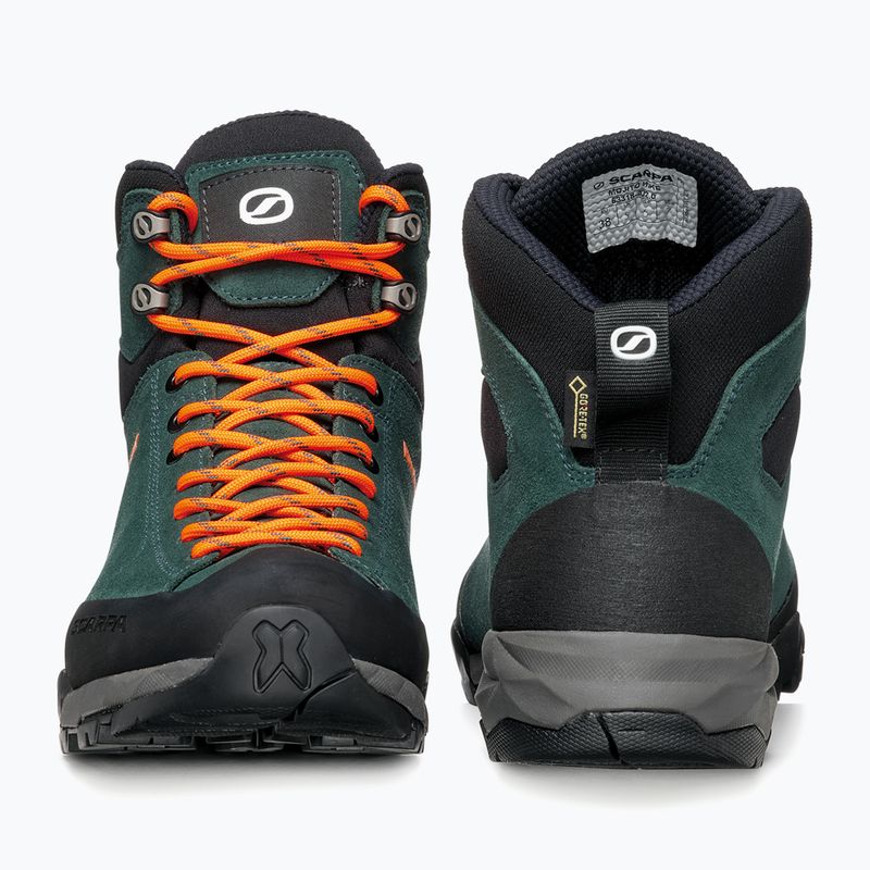 Buty trekkingowe damskie SCARPA Mojito Hike GTX botanic green/orange pop 12