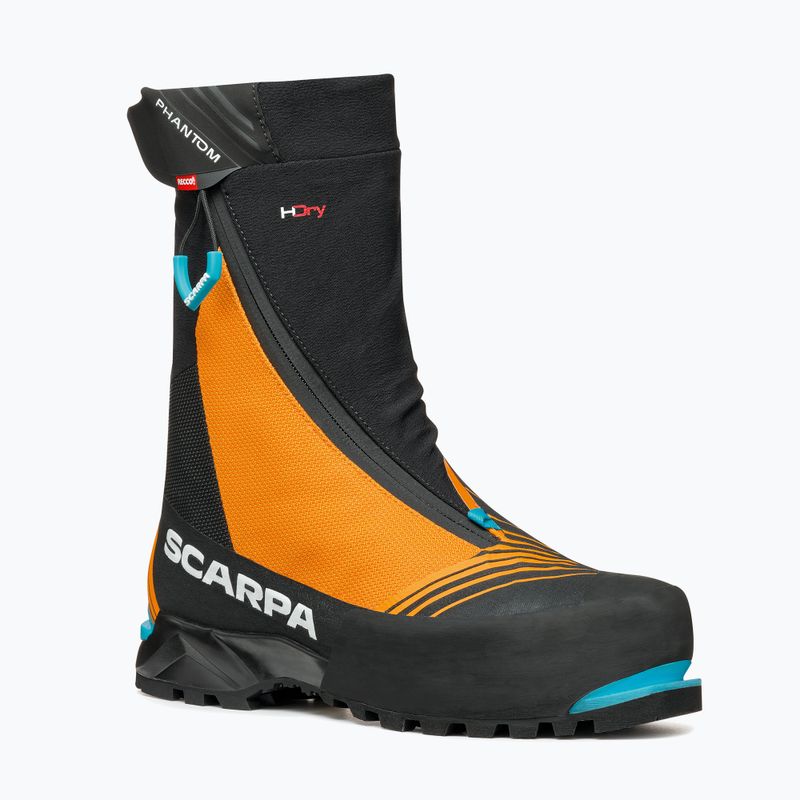 Buty wysokogórskie męskie SCARPA Phantom Tech HD black/bright orange 7