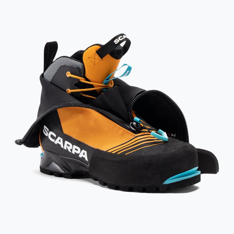 Buty wysokogórskie męskie SCARPA Phantom Tech HD black/bright orange 6