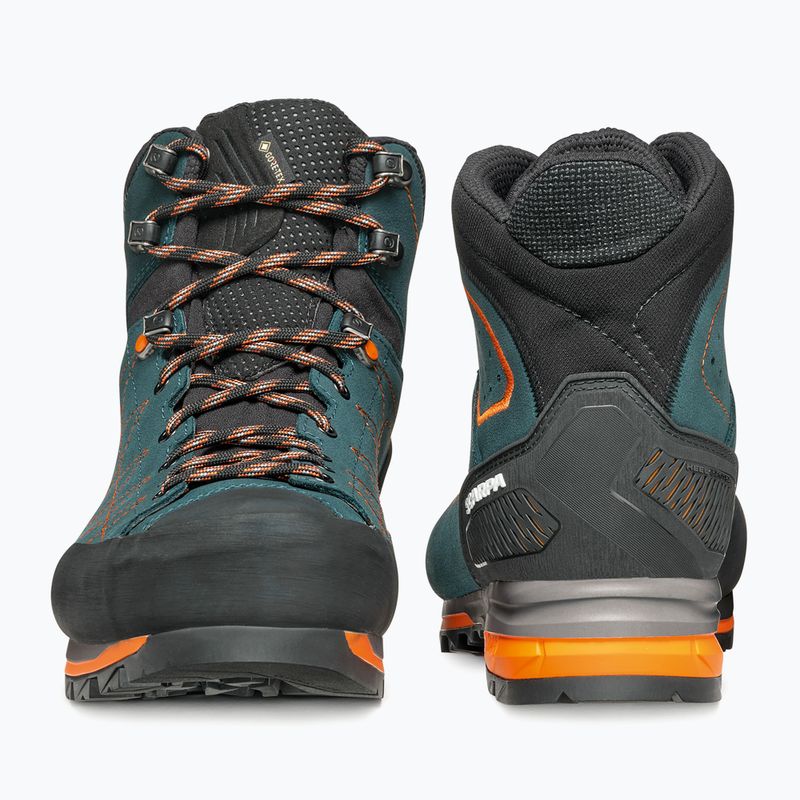 Buty trekkingowe męskie SCARPA Zodiac TRK GTX petrol/rust orange 8