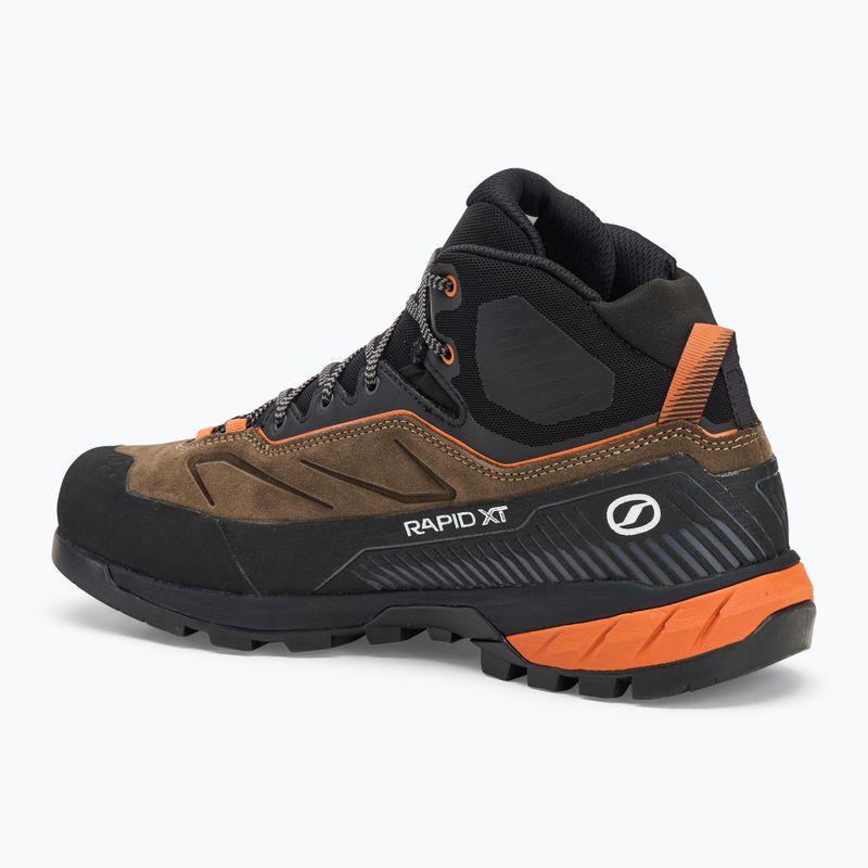 Buty podejściowe męskie SCARPA Rapid XT Mid GTX caribou/rust orange 3